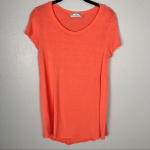 Chris & Carol Peach Long Length Top M